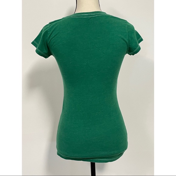 RRR Romance Retro Rock Elf Short Sleeve T-Shirt Green Size M - Picture 2 of 2